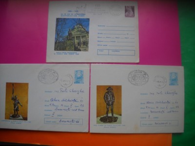 HOPCT PLIC LOT NR 32 -SET 3 PLICURI -KARL STORCK 1826-1887 OPERE --ROMANIA foto