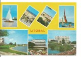 Carte postala-LITORAL, Circulata, Printata