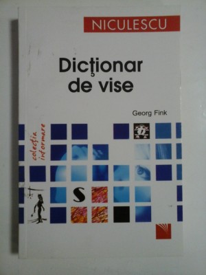 DICTIONAR DE VISE - GEORG FINK foto