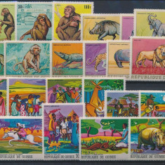 GUINEEA-Fauna-Doua serii de 23 timbre conform scan MNH
