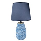 Cumpara ieftin Veioza ceramica albastra alba 20x35 cm