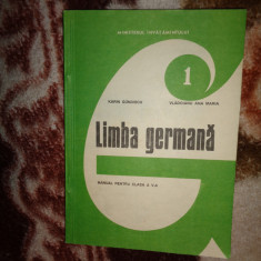 Limba germana manual pentru clasa a V-a an 1993,147pagini