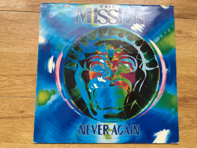 THE MISSION - NEVER AGAIN (4 Trackuri,1992,PHONOGRAM/VERTIGO,UK) vinil vinyl foto