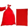 Sac Mos Craciun Rosu 40x60 cm cu Snur ProCart - Sac Cadouri Craciun, Decoratiune Festiva