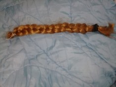 Coada impletita par Blond,par uman 52 cm,stare exact cum se vede,T.GR