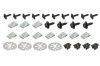 Set prindere scut motor Audi A3 8L 506807 90204 / ROM90204-3