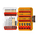 Set biti si burghie impact 49 buc, pentru scule cu acumulator, INGCO AKDL24906