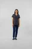 Bluză medicală Ana imprimeu 88 M