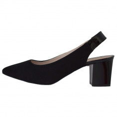 Pantofi decupati dama, din piele naturala, marca Gino Rossi, DCH301-01-01-32, negru 40 foto