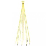 Cumpara ieftin Brad de Craciun, 310 LED-uri, alb cald, 300 cm, cu tarus