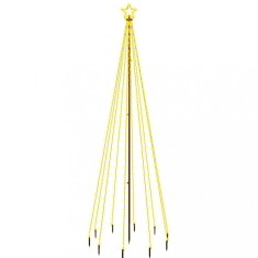 Brad de Craciun, 310 LED-uri, alb cald, 300 cm, cu tarus foto