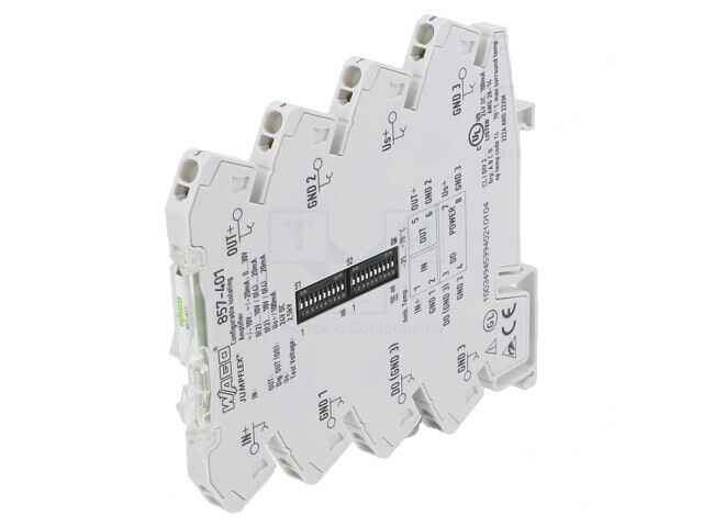 Adaptor Separator de Semnale/Amplificator pentru Șină DIN