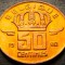 Moneda 50 CENTIMES - BELGIA, anul 1998 * cod 3256
