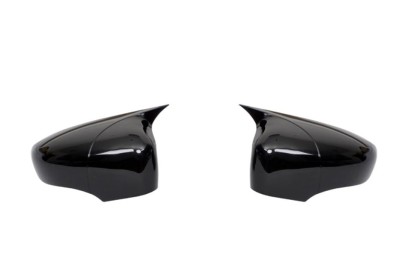 Capace oglinzi Batman style Renault Captur 2013-2019 negru lucios foto