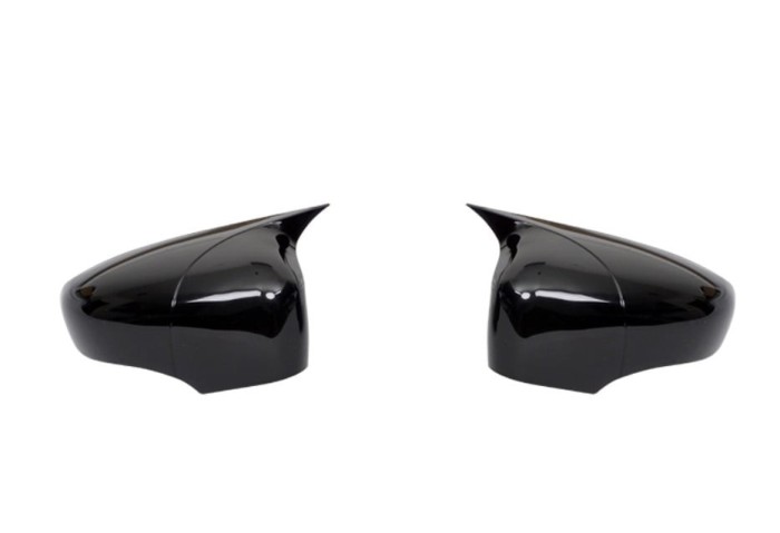 Capace oglinzi Batman style Renault Captur 2013-2019 negru lucios