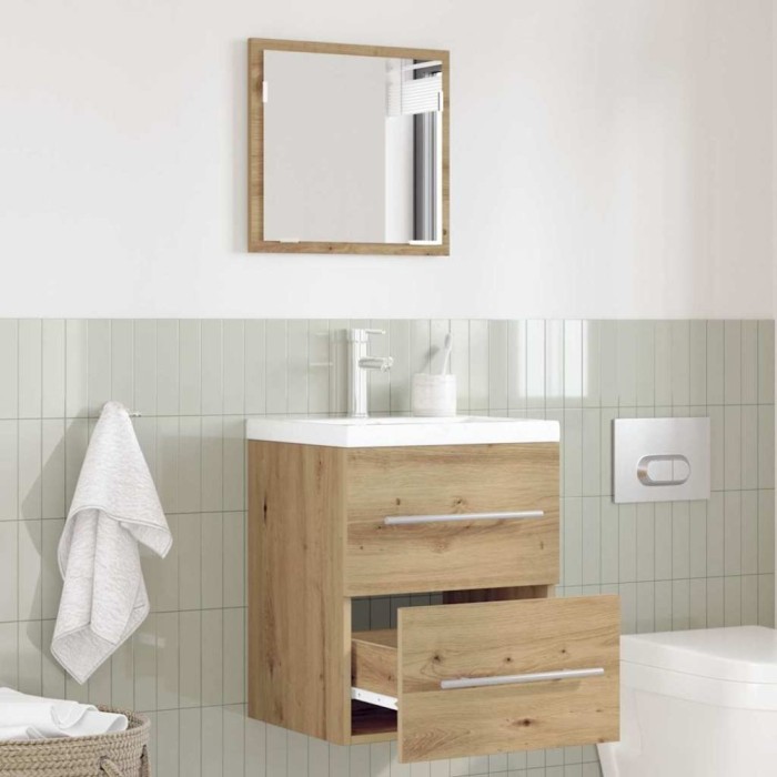 vidaXL Dulap de Baie cu sertar 41 x 38.5 x 48 cm Lemn compozit