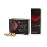 Cumpara ieftin Pachet pentru femei: Capsule 500 COSMETICS U-Bust Pills, 60 buc + Cremă 500 COSMETICS U-Breast Cream, 75 ml