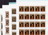 Cumpara ieftin ✅RO 1983 LP 1085 &quot;Reproduceri de arta - Corneliu Baba&quot; , serie in coli complete de 25 ,MNH