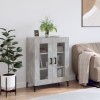 VidaXL Dulap, gri beton, 69,5x34x90 cm, lemn compozit