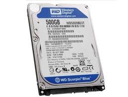 77. Hard Disk Laptop WD Scorpio Blue WD5000BEVT 500GB, 5400rpm, 8 MB, SATA 2 foto
