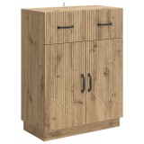 vidaXL Bufet Stejar Artizanal 66 x 34,5 x 87 cm Lemn prelucrat 895334