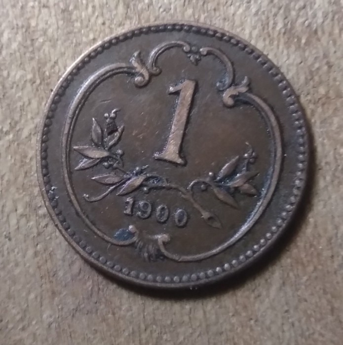 AUT AustroUngaria 1 heller 1900