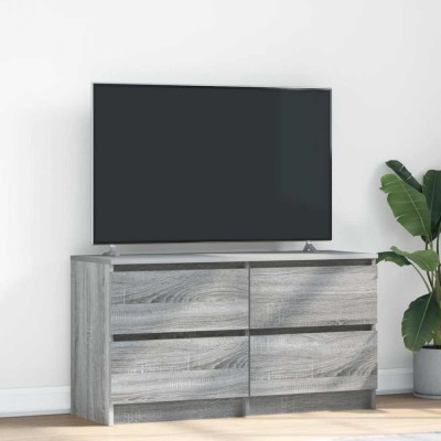 vidaXL Comodă TV, gri sonoma, 100x35x54 cm, lemn compozit foto