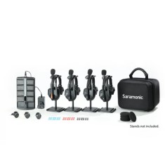 Solutie intercom completa Saramonic WiTalk9 WT4S8xbat, 4 pers, Full-Duplex, 1.9GHz, single-ear