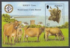 Jersey 2008 - Vaci Jersey - Biroul Mondial al Bovinelor din Jersey, Colita, MNH