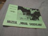 Cumpara ieftin PLIANT/BROSURA MUZEUL MIHAIL SADOVEANU 1983