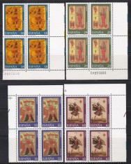 Spania 1994 - Carti de joc, Bloc de 4, MNH foto
