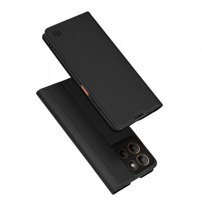 Husa pentru Motorola Moto G15 / G15 Power, Techsuit, Magskin Book, Neagra foto