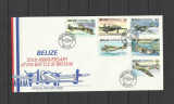 BELIZE 1990 AVIATIE AVIOANE PRIMUL RAZBOI MONDIAL FDC