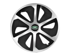 Set 4 capace roti Roco Gri-Negru R15 pentru gama auto Land Rover