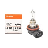 Bec halogen auto Osram H16 12V 19W original, soclu PGJ19-3