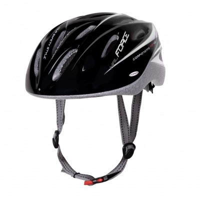 Casca Force Hal negru/gri/alb XS-S (48-54 cm) Ultimate FactoryBikes foto