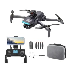 HexaCraft AngelSword &ndash; Drona cu camera duala pe gimbal 3 axe, GPS, AI Follow Me, ecran telecomanda, senzori 360, 28min zbor
