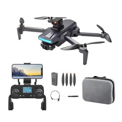 HexaCraft AngelSword &amp;ndash; Drona cu camera duala pe gimbal 3 axe, GPS, AI Follow Me, ecran telecomanda, senzori 360, 28min zbor foto