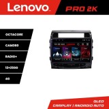 Navigatie Toyota Land Cruiser J150 2010-2018 Lenovo QLED 2K 12GB+256GB