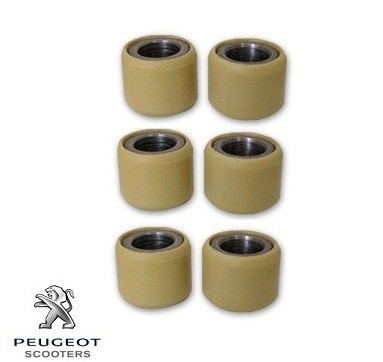 Set role variator 20x17x8.5gr originale Peugeot Elyseo - Elystar 4T LC 125-150cc - set 6 role foto