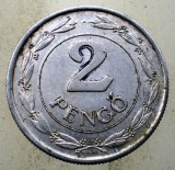 1.550 UNGARIA WWII 2 PENGO 1943, Europa, Aluminiu