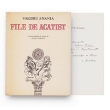 Valeriu Anania, File de acatist, 1981, cu dedicație pentru Iulian Sorin