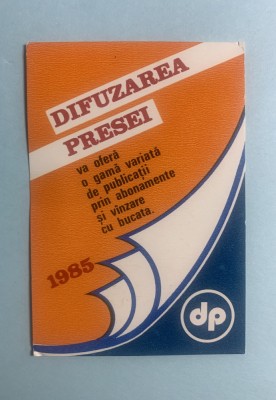 Calendar 1985 difuzarea presei foto