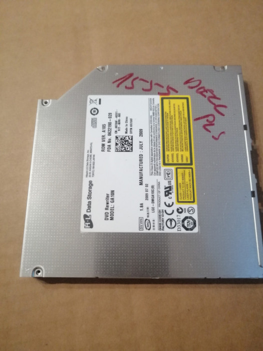 Dell Studio 1555 1557 1558 1747 17 1745 1749 dvd ts-t633 HL GA10N Slot load Sata