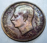 Moneda Romania Carol II 10 Lei 1930 KM#49 Nichel-Alama 23mm, Circulata, Patinata