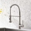 Baterie Bucatarie cu Dus Extractibil, Inox si Alama Crom, YD/101 ModernLight Concept, Korman Technik