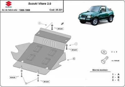 Scut motor metalic 2.0L Benzina Suzuki Vitara 1988-1999 foto