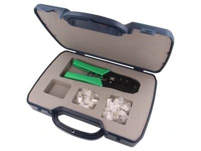 Kit Crimpare Conectori RJ 205mm HT-268K foto
