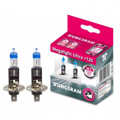 Bec Tungsram H1 Megalight Ultra +120 12V 55W P14.5S BL1416 foto