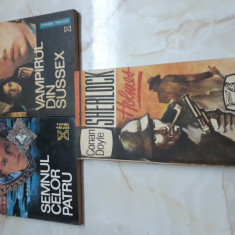 Lot 3 romane politiste Arthur Conan Doyle